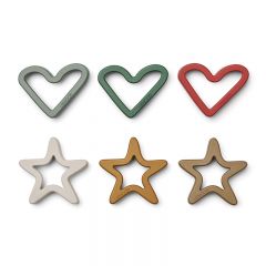 Svend cookie cutter set holiday multi Liewood