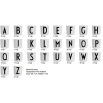 Tasse Alphabet Design Letters
