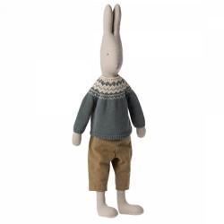 Rabbit size 5 pants and knitted sweater Maileg
