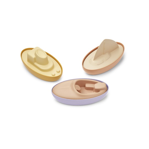 Lot de 3 bateaux pour le bain deborah tuscany rose Liewood Lot de 3 bateaux pour le bain deborah tuscany rose Liewood