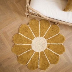 Large rug daisy mustard À La Collection