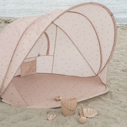 Beach tent pop up shlter anti uv cherry blush Konges Slojd