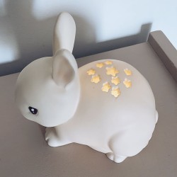 Led bunny lamp beige Konges Slojd