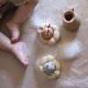 Silicone bath toys unicorn almond Konges Slojd