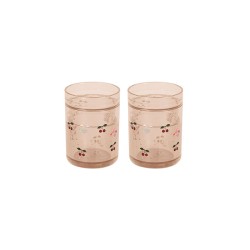 2 pack glitter cups cherry Konges Slojd