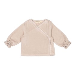 Tuba wrap modal cotton velvet moon grey MarMar Copenhagen