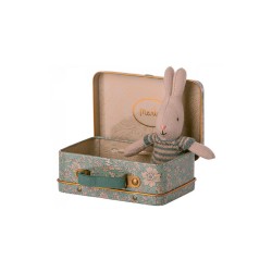 Blue rabbit in its suitcase Maileg
