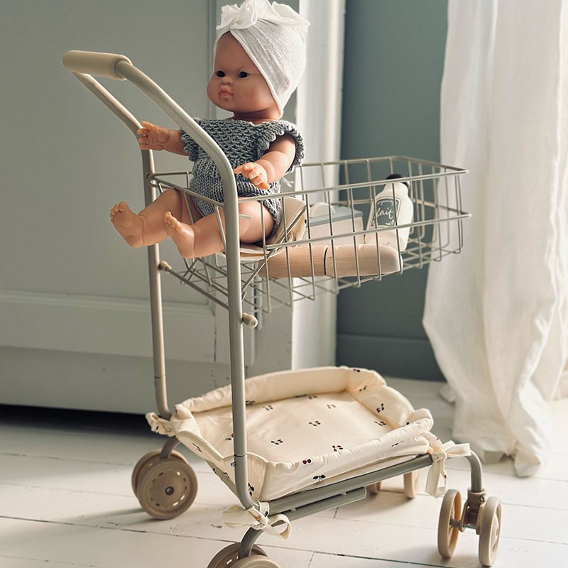 Chariot de courses pour poupée  Cerise - Konges Slojd - little cecile