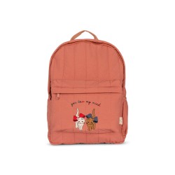 Juno quilted backpack midi canyon rose Konges Slojd
