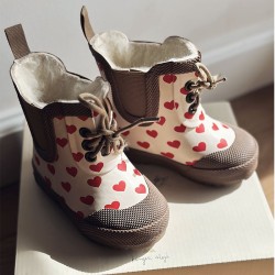 Thermo boots print coeur rouge Konges Slojd