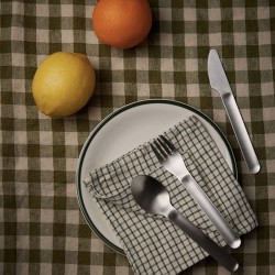 Kids cutlery set olive Haps Nordic