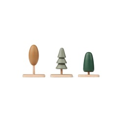 Village Trees 3 pack faune green mix Liewood