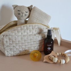 Quilted toiletry bag etoile Konges Slojd