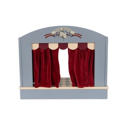 Wooden puppet theater fsc dried sage Konges Slojd