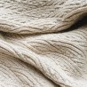 Pointelle cotton blanket off white Konges Slojd