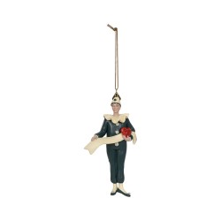 Christmas decoration clown coeur multi Konges Slojd