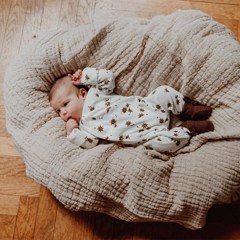 Pyjama bébé en velours / Star anise - Le béguin de Charlie