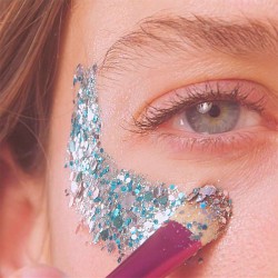 Libérée Dégivrée blue glitter SiSi la paillette