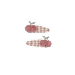 Set of 2 cherry star clips Mimi and Lula