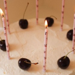 Birthday candles print cherry Konges Slojd