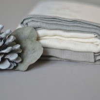 Organic Muslin Cloths 3-Pack Limestone Konges Slojd