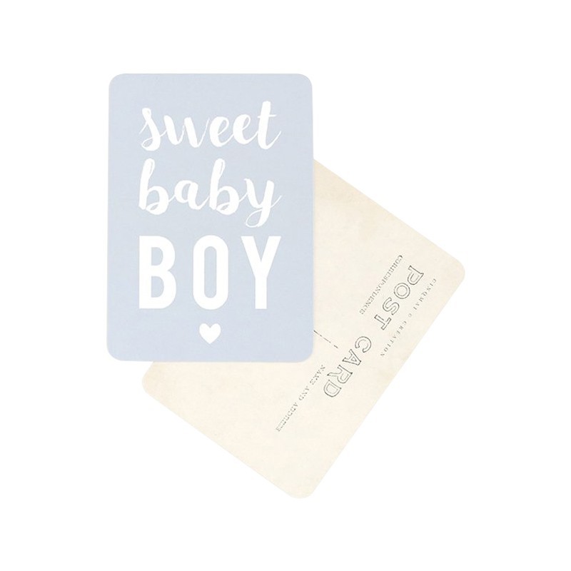 Carte Postale "SWEET BABY BOY" Cinq Mai