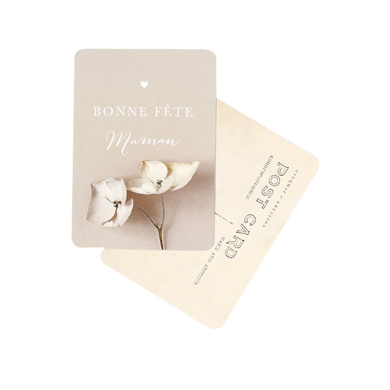 Carte Postale Bonne Fete Maman Cinq Mai Yellow Flamingo