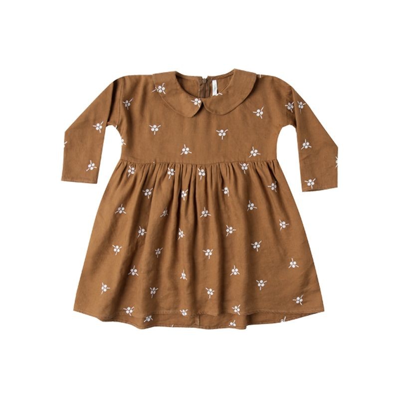 Embroidered collared dress girl Rylee and Cru