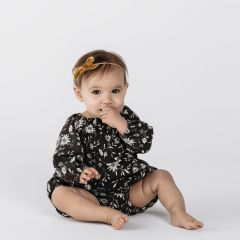 Floral bubble romper Rylee and Cru