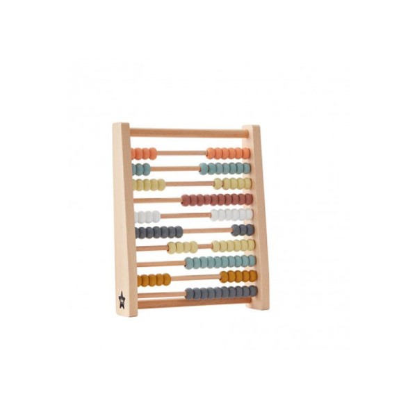 Wooden abacus multicoloured Kid's Concept