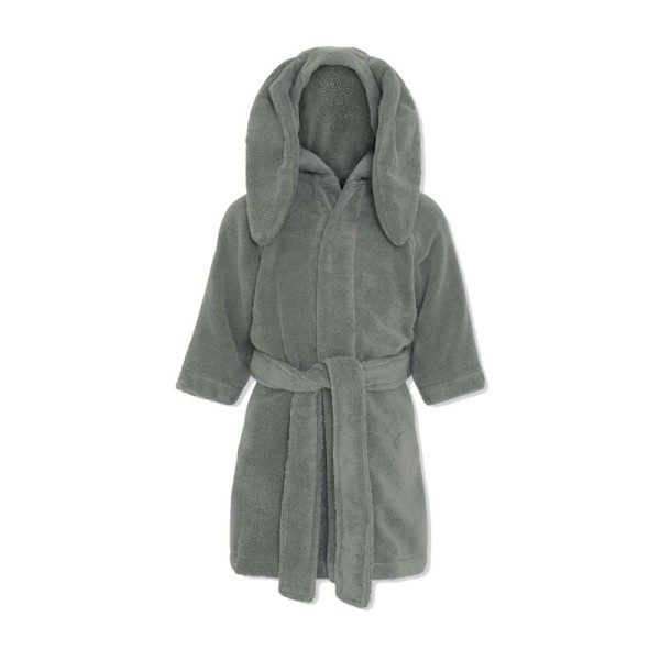 Kids terry bathrobe storm grey Konges Slojd