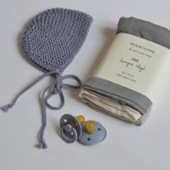 Knitting beguin grey  Le béguin pour toi
