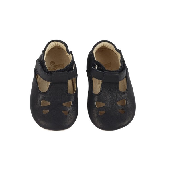 Babies Tippi t-bar black Young soles