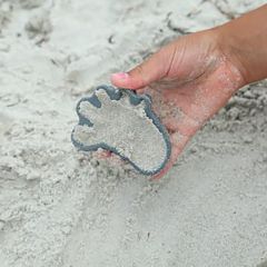 Moules de plage flexibles gris Scrunch