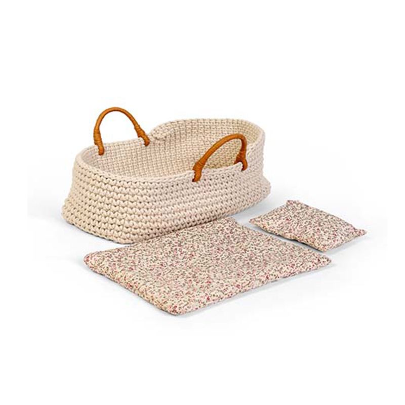 Couffin En Tricot Pour Poupee Minikane Yellow Flamingo