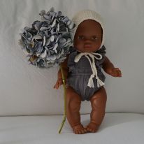 Romper Lou Grey for dolls Minikane