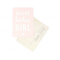 Carte postale "sweet baby girl" nude Cinq Mai