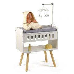 Table à langer pour poupées en bois Minikane