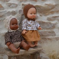 Doll clothes "Brune" Josefien en August