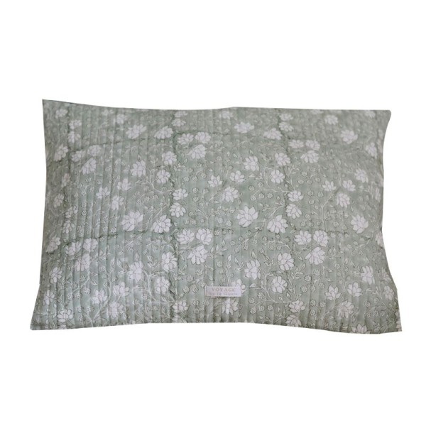Green flower cushion cover Inspirations by La Girafe