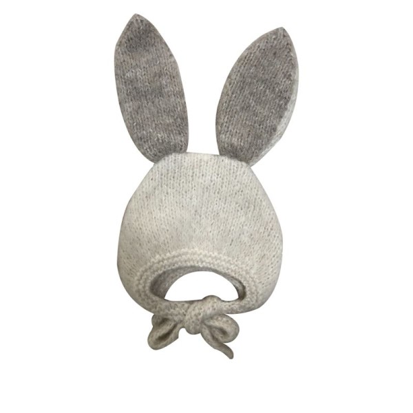 Bunny bonnet ivory Bambolina