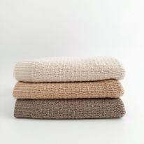 Wool Blanket Dora otter Hvid