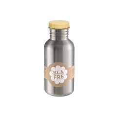 Stainless Steel Water Bottle 500ml pale yellow