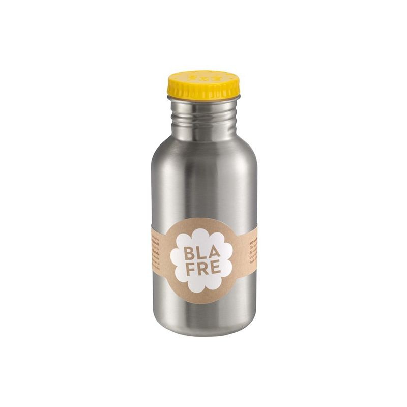 Stainless Steel Water Bottle 500ml yellow Blafre