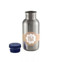 Stainless Steel Water Bottle 500ml navy blue Blafre