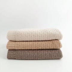 Wool Blanket Dora sand Hvid