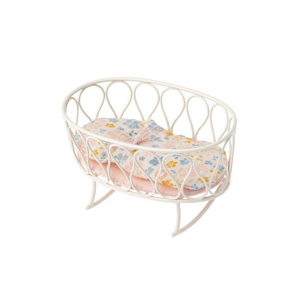 Cradle with sleeping bag off-white Maileg