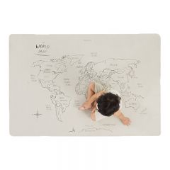 Tapis lavable mini + carte du monde Gathre