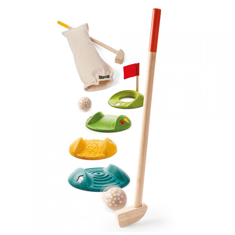 plastic mini golf set