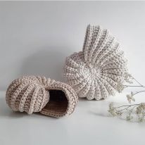 Coquillage rond en crochet otter Supcio Design